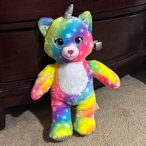 Colorful Build a Bear Unicorn Plush